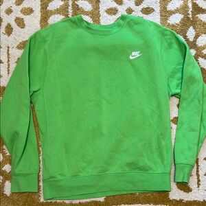 Nike Bright Green Crewneck Sweatshirt